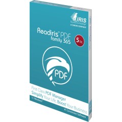 Optimize Your Document Management with IRIS Readiris PDF Family 365 - Product Code 462187